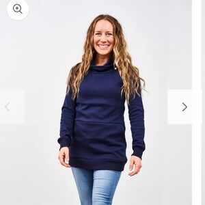 🤱🏼 Latched Mama Harbor Snap Nursing Pullover Cowl Neck 1X NWT
